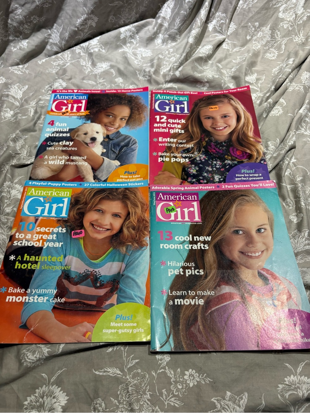 American Girl magazine 4pcs